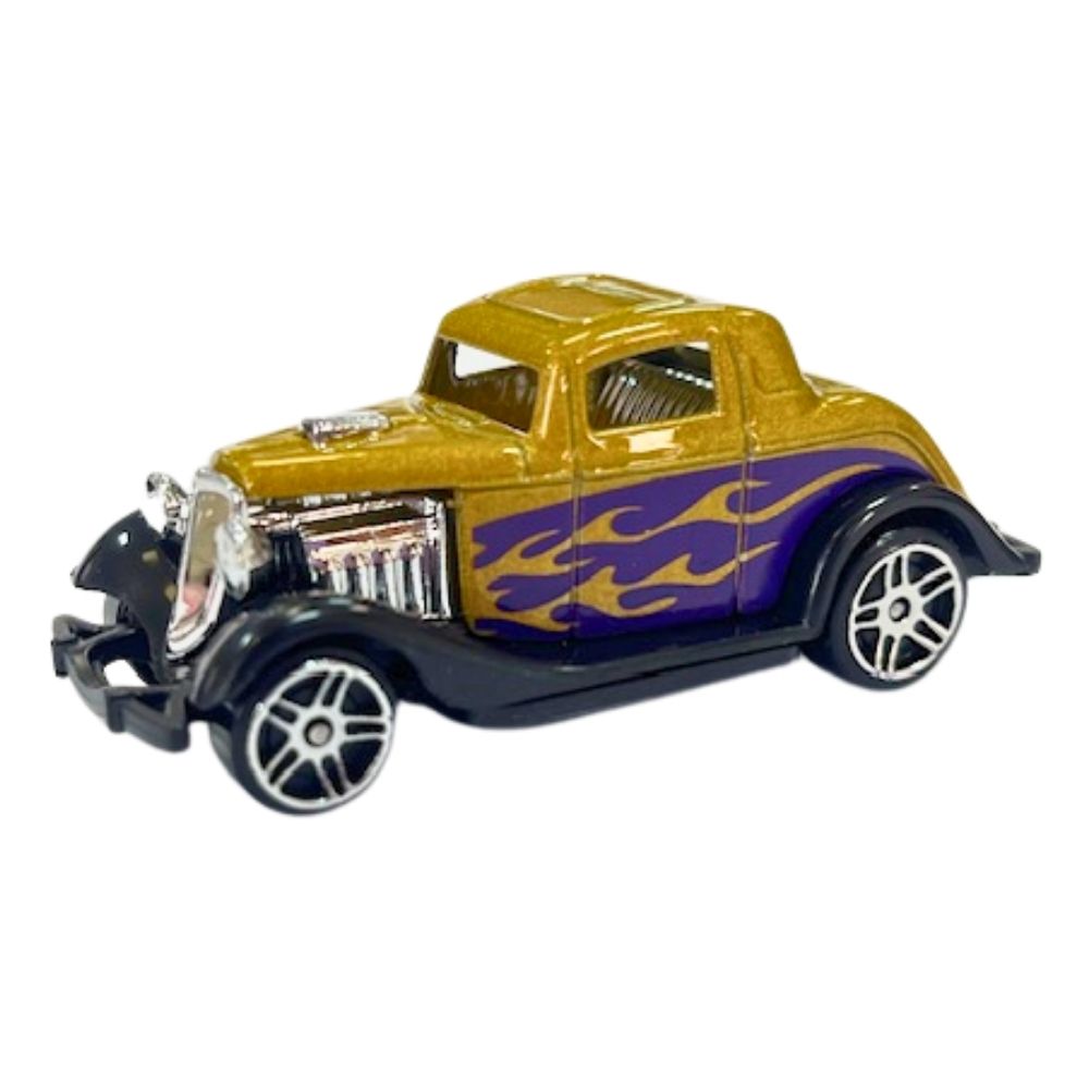 Mini Carrinho Die Cast Garagem S.A. - Dragster Dourado - Imagem 2