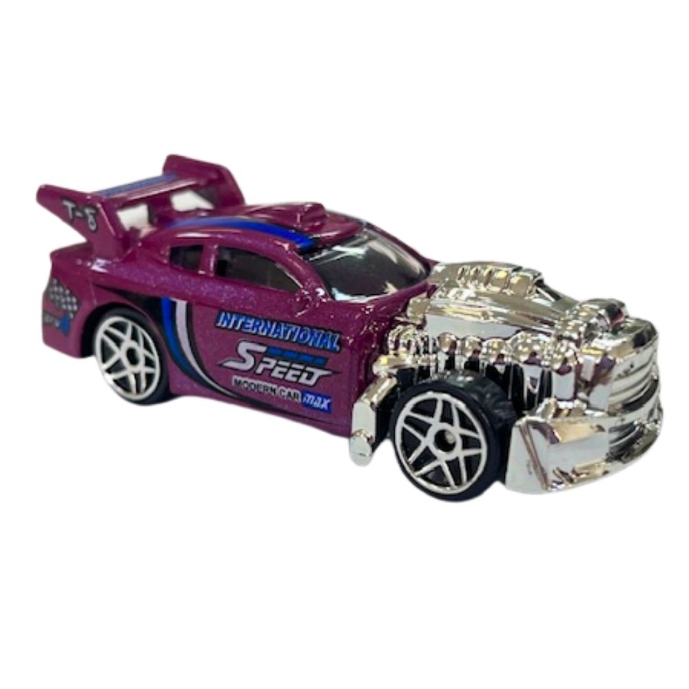 Mini Carrinho Die Cast Garagem S.A. - Dragster Roxo