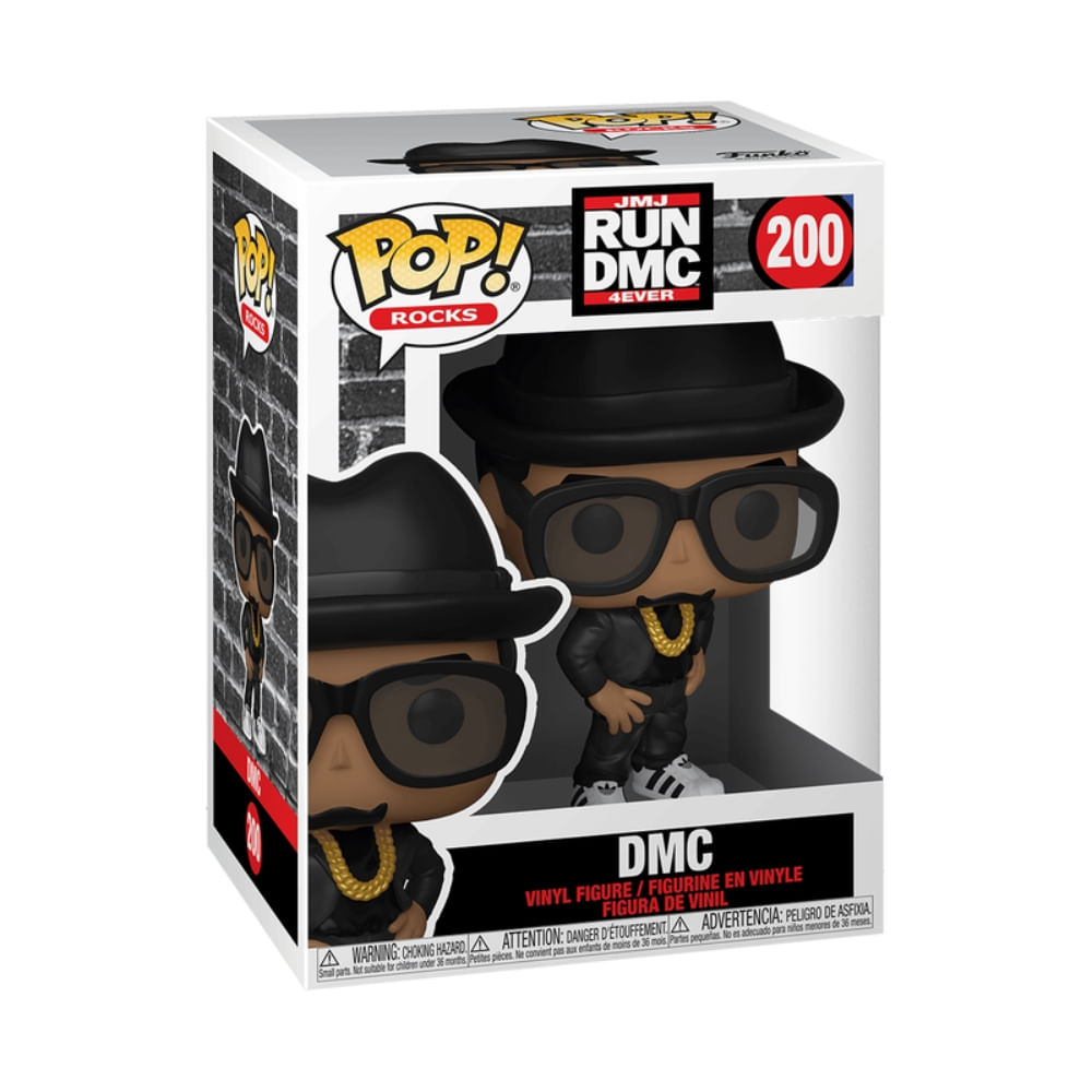 Boneco Funko Pop! Rocks - RUN - D.M.C. - Imagem 2