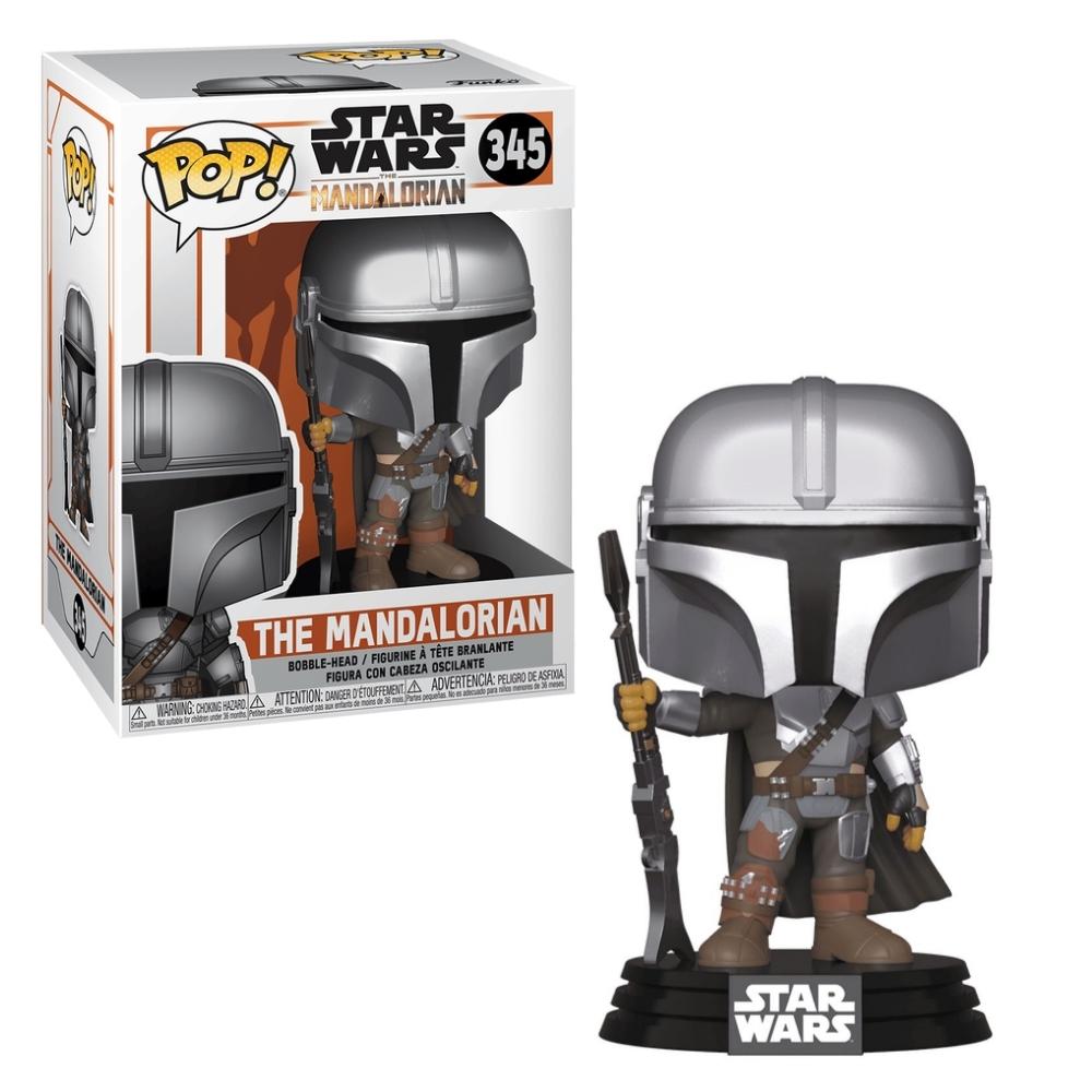Boneco Funko Pop! Star Wars Mandalorian - Mandaloriano Metálico