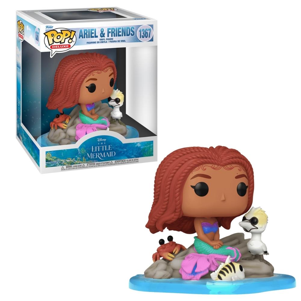 Boneco Funko Pop! Deluxe Disney - Ariel e Amigos