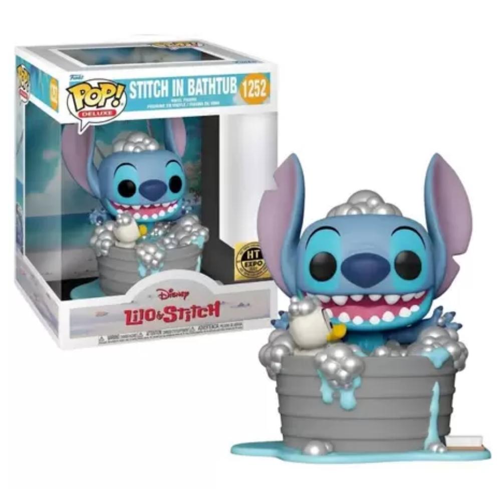 Boneco Funko Pop! Deluxe Disney - Stitch na Banheira