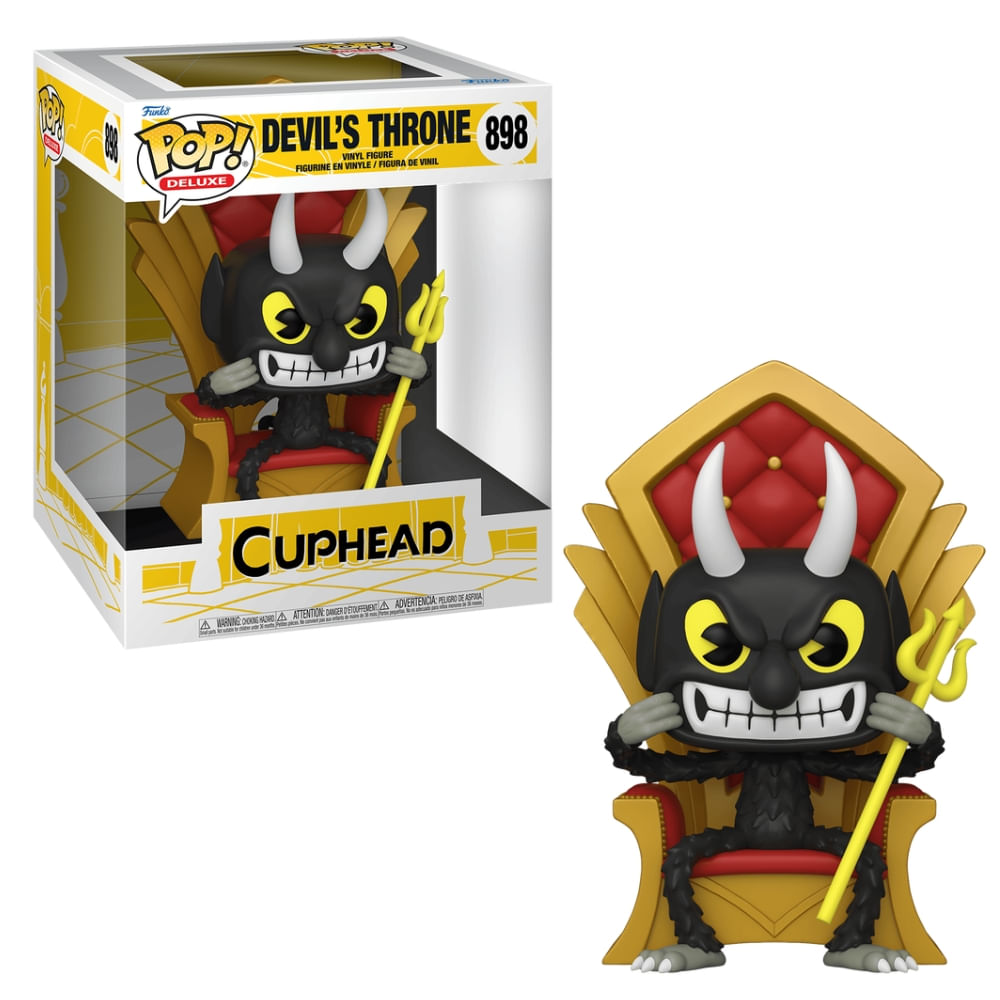 Boneco Funko Pop! Deluxe Cuphead - Devil’s Throne