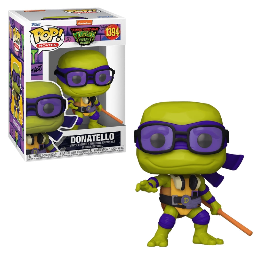 Boneco Funko Pop! As Tartarugas Ninja Caos Mutante - Donatello