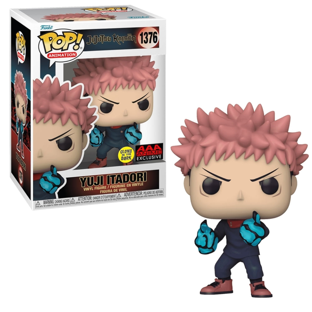 Boneco Funko Pop! Jujutsu Kaisen - Yuji Itadori com Punho Divergente