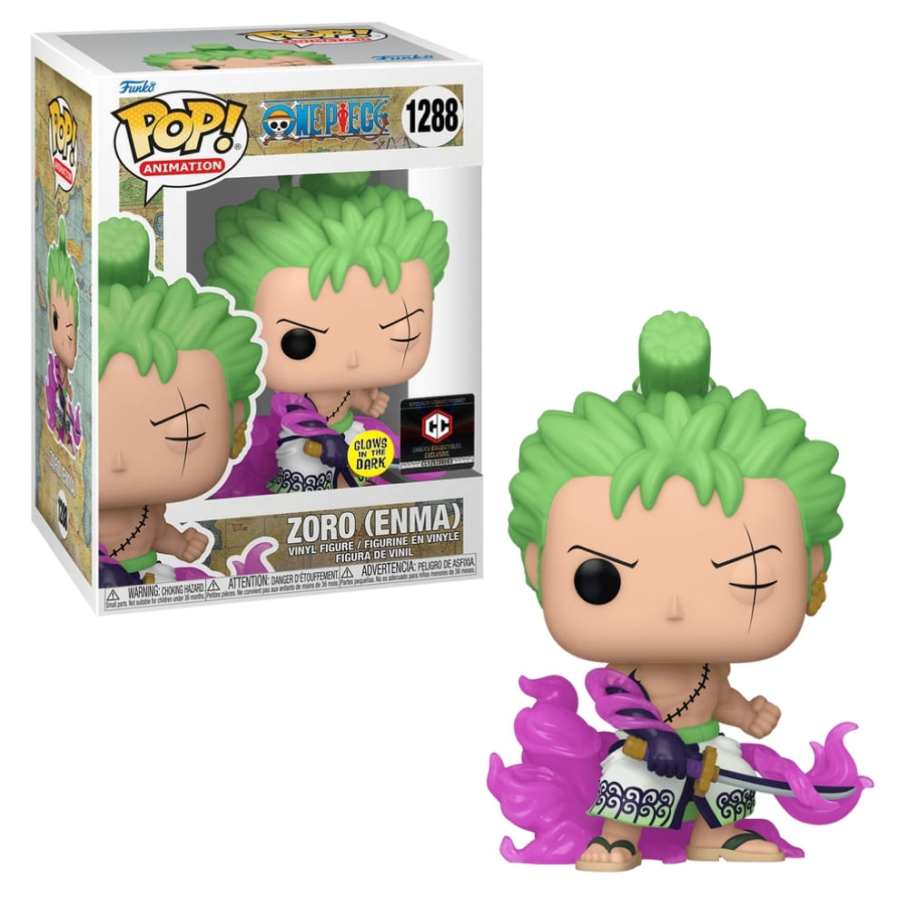 Boneco Funko Pop! One Piece - Zoro com Enma
