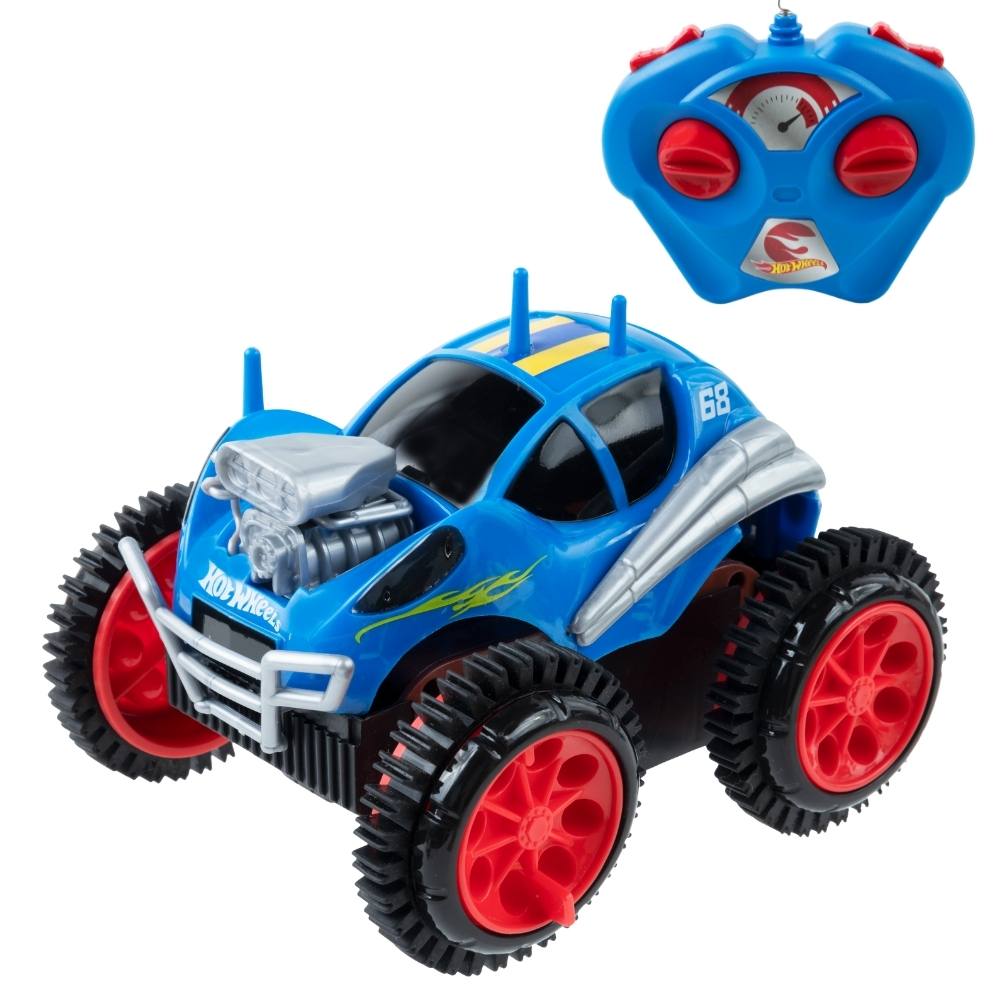 Carrinho de Controle Remoto Hot Wheels Turbo Tumbling - Azul