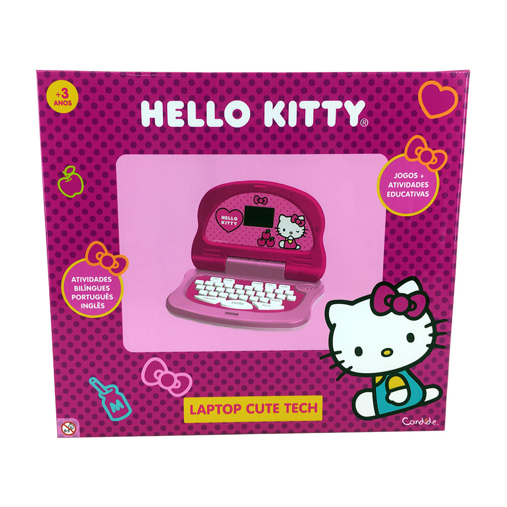 Laptop Infantil Educativo Candide Hello Kitty Tech Bilíngue - Imagem 5