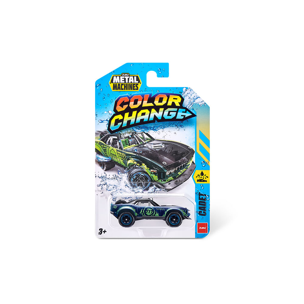 Mini Carrinho Die Cast Metal Machines Color Change 1:64 - Cadet - Imagem 2