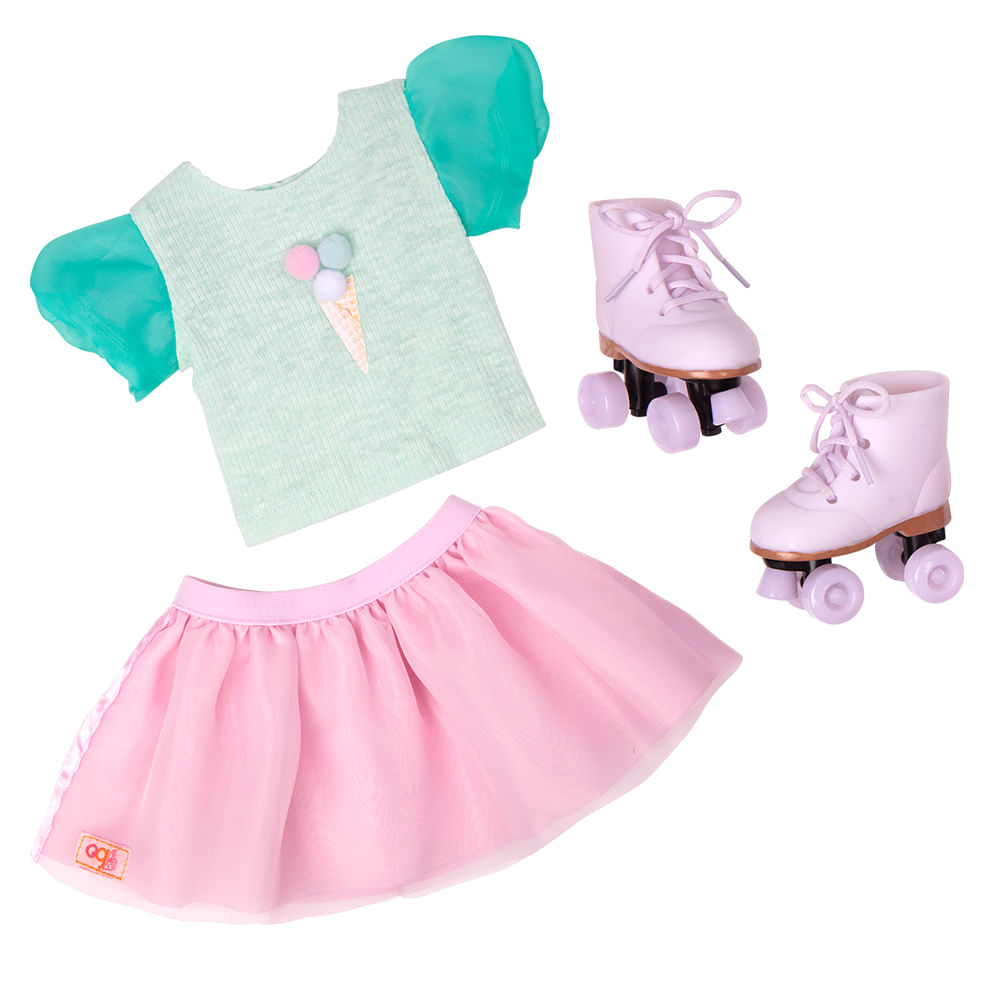 Roupa de Sorvete com Patins Scoopalicious Our Generation