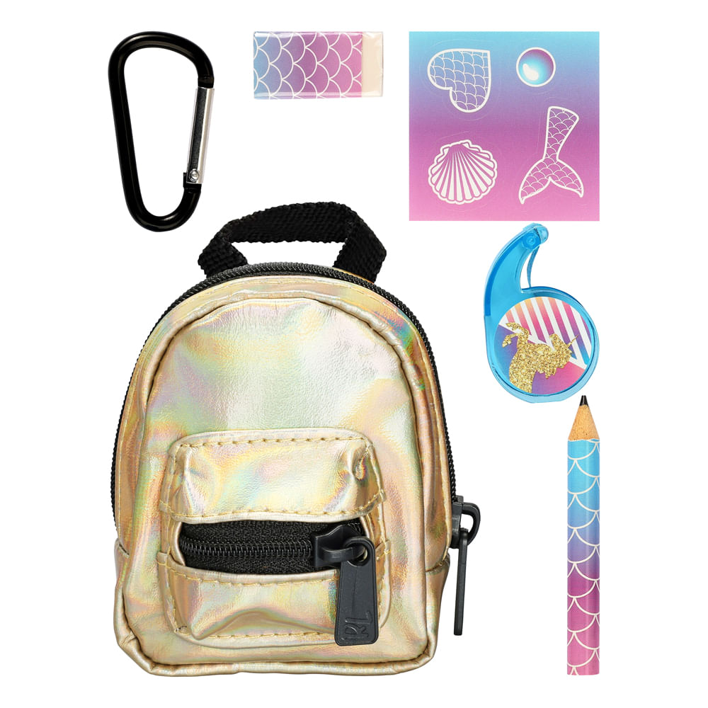 Mini Mochilas Real Littles Backpack - Dourado - Imagem 4