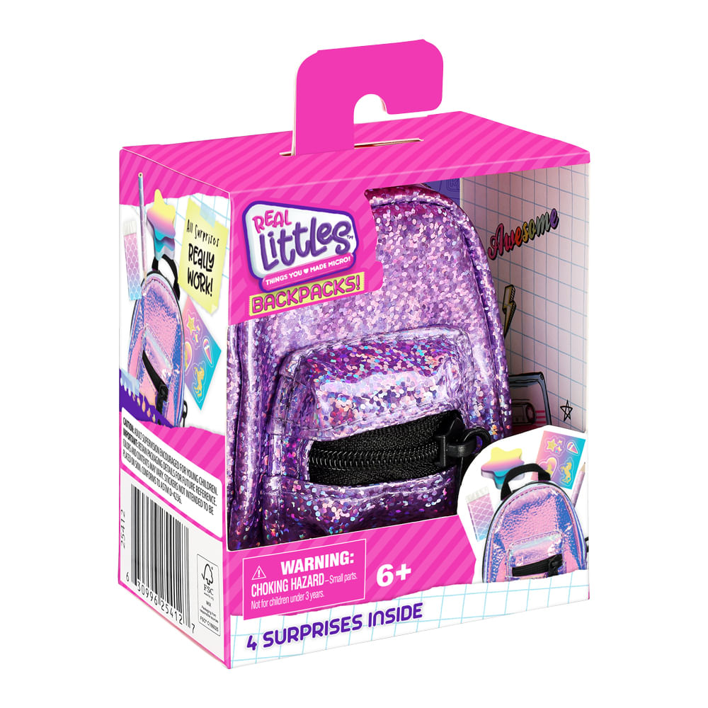 Mini Mochilas Real Littles Backpack - Lilás - Imagem 5