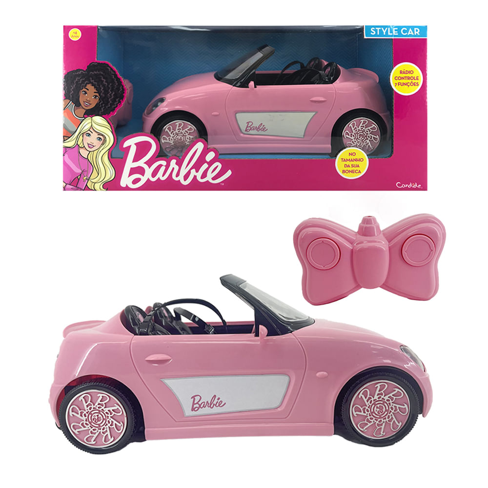 Carrinho de Controle Remoto 7 Funções Barbie Style Car - Imagem 6