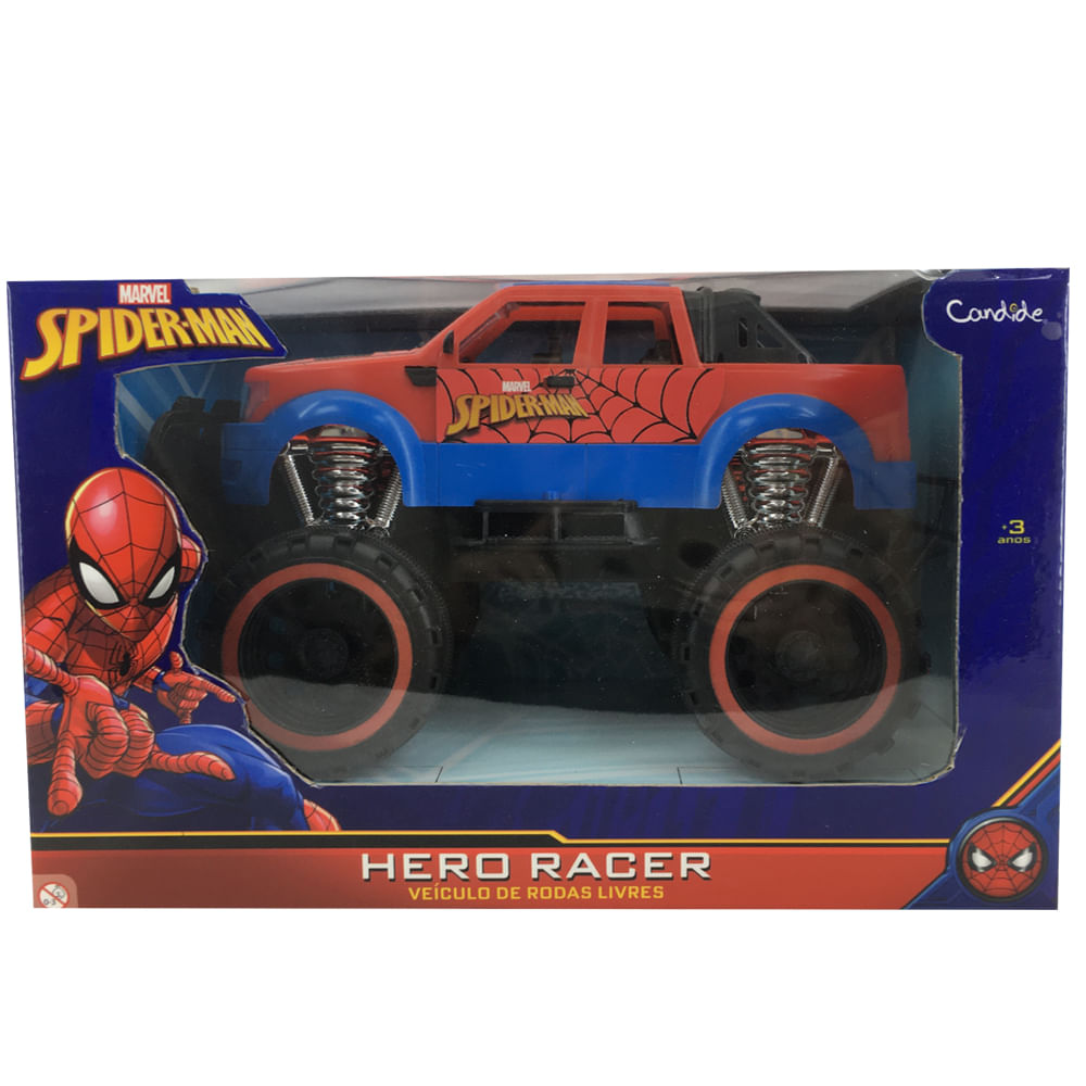 Carrinho Roda Livre Homem-Aranha Hero Racer - Imagem 3