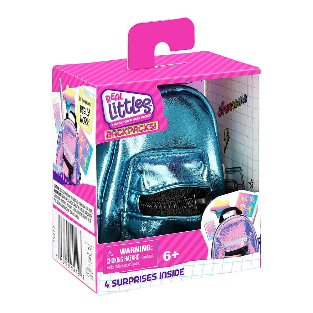 Mini Mochilas Real Littles Backpack - Azul - Imagem 7