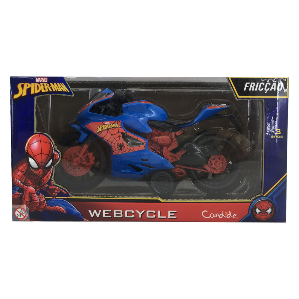 Moto à Fricção Homem-Aranha Webcycle - Imagem 3