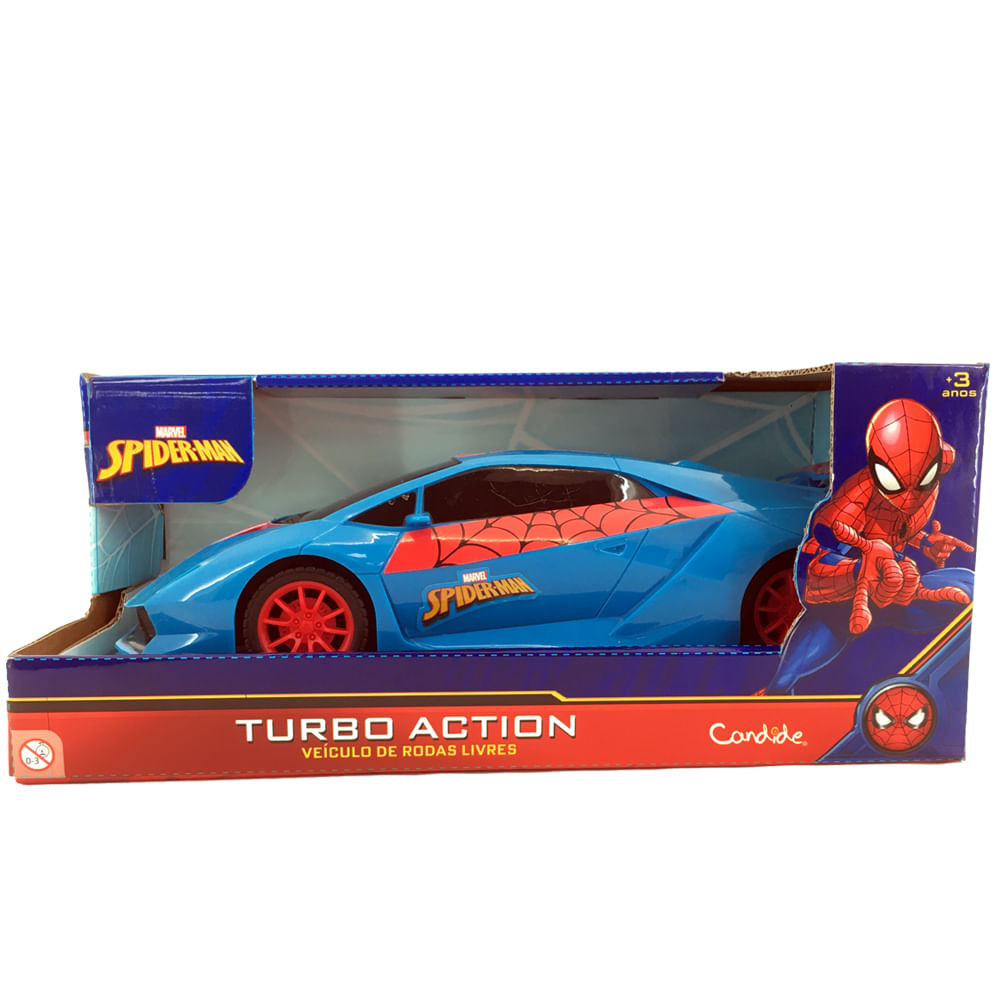 Carrinho Roda Livre Homem-Aranha Turbo Action - Imagem 2