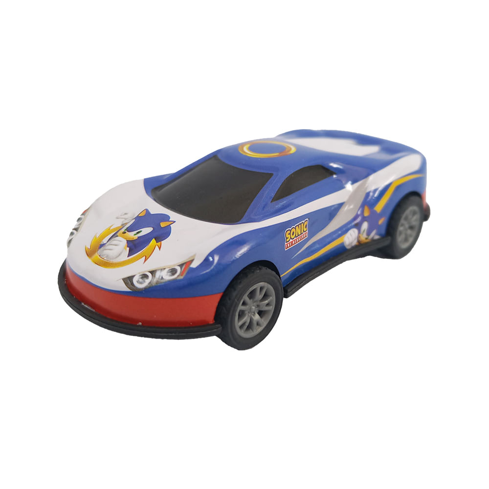 Kit com 5 Mini Carrinhos Pull Back Sonic - Imagem 5