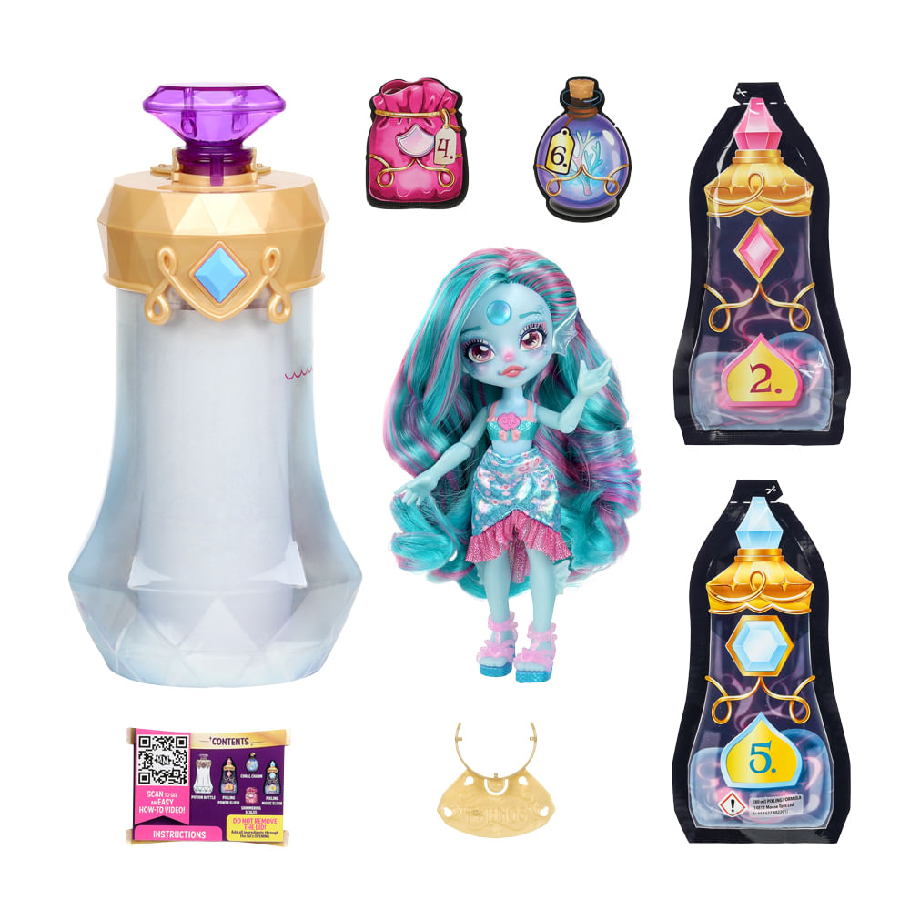 Boneca Magic Mixies Pixlings - Aqua - Imagem 4