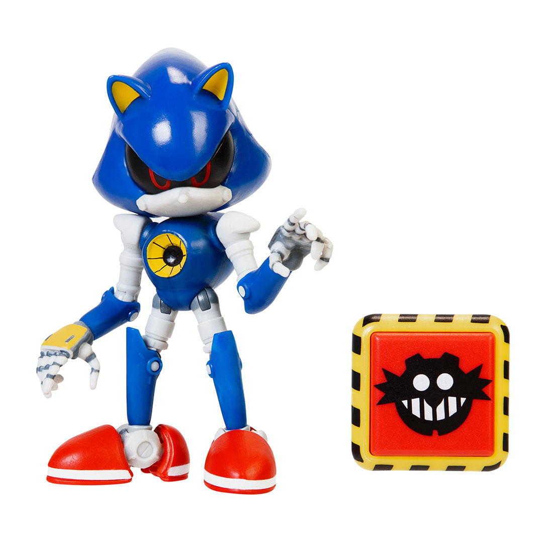 Boneco Colecionável 10cm Sonic The Hedgehog - Metal Sonic