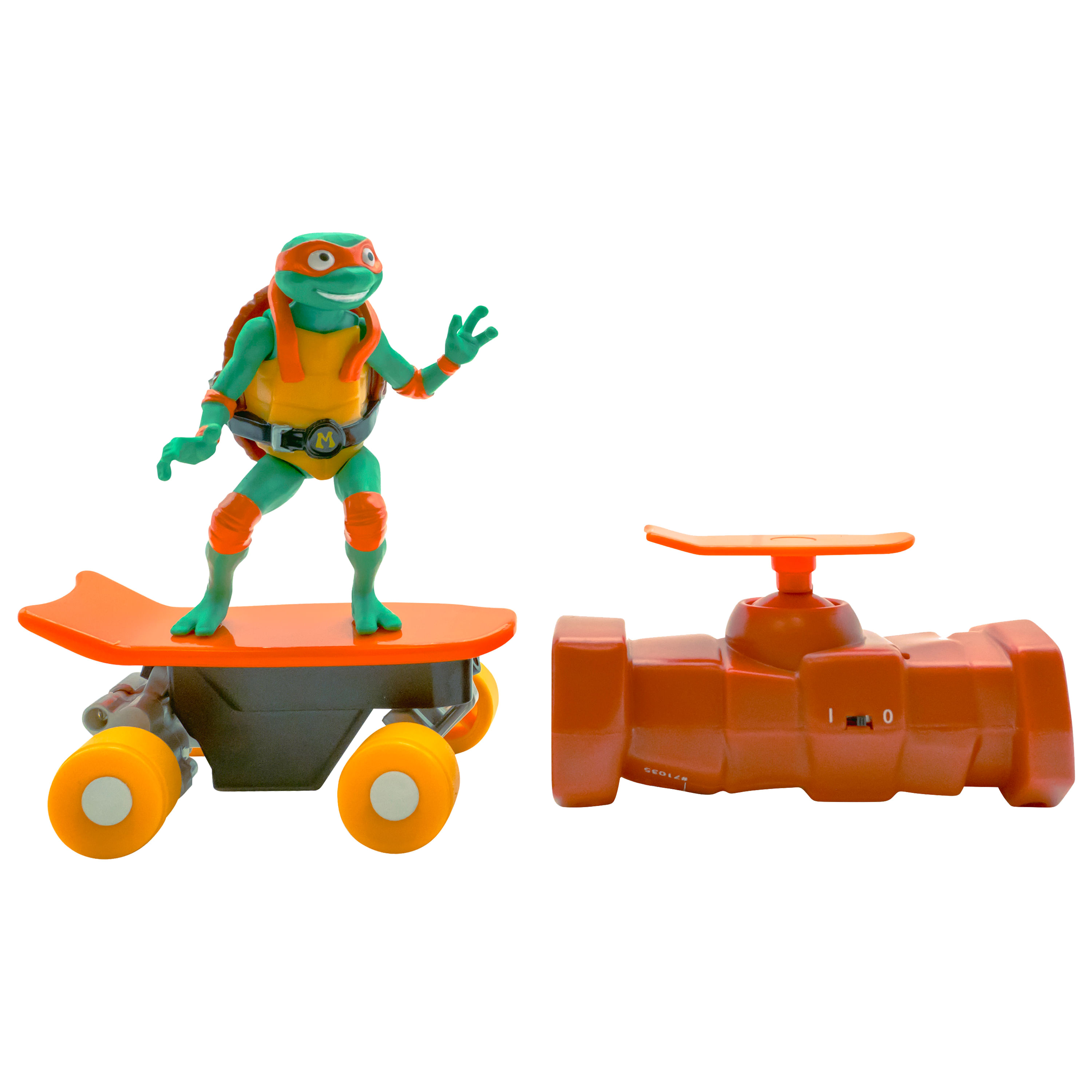 Skate de Controle Remoto Tartarugas Ninja Half Pipe - Michelangelo - Imagem 2