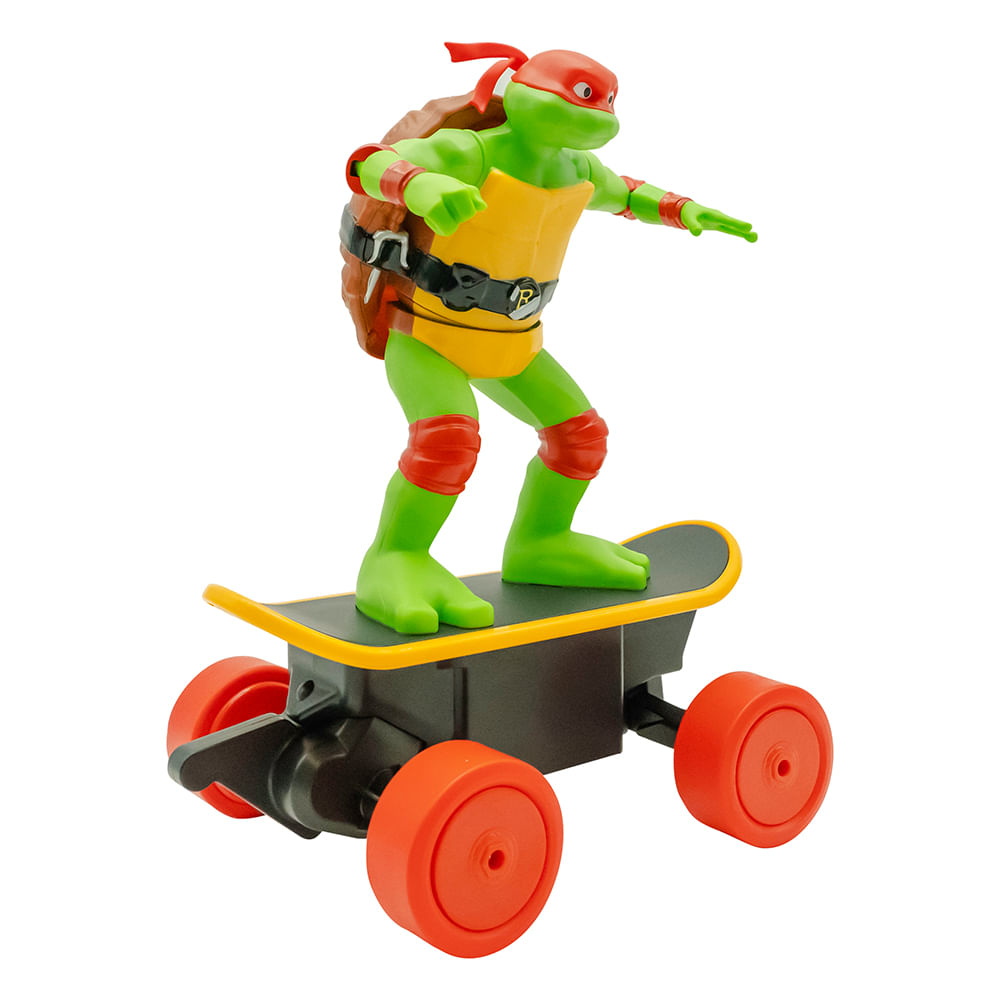 Skate de Controle Remoto 7 funções Tartarugas Ninja Cowabunga Raph - Imagem 10