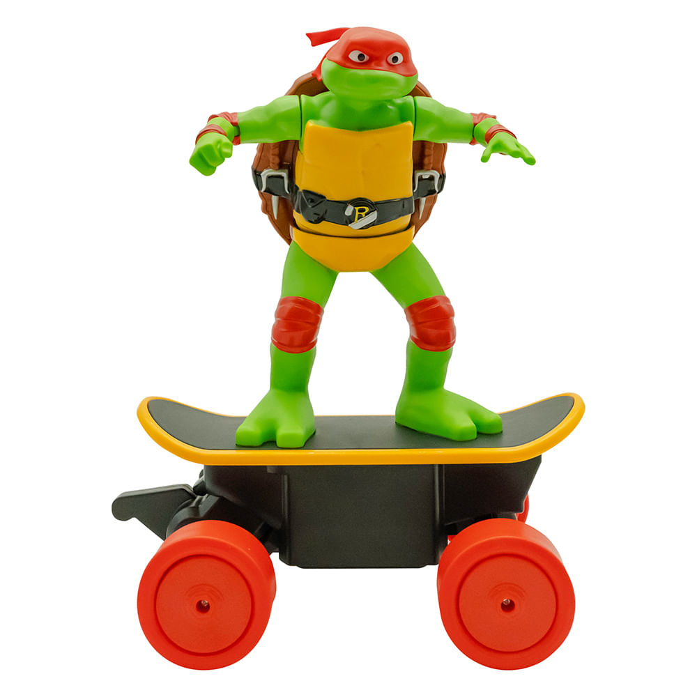 Skate de Controle Remoto 7 funções Tartarugas Ninja Cowabunga Raph - Imagem 13