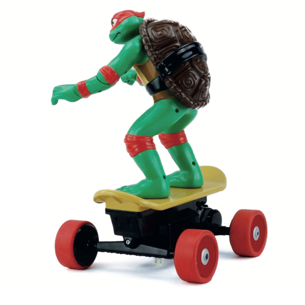 Skate de Controle Remoto 7 funções Tartarugas Ninja Cowabunga Raph - Imagem 16