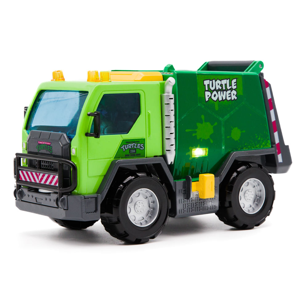 Caminhão de Lixo Roda Livre Tartarugas Ninja Thrash'n Battle Garbage Truck - Imagem 8