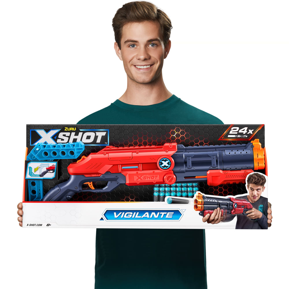 Lançador de Dardos X-Shot Red - Vigilante - Imagem 4