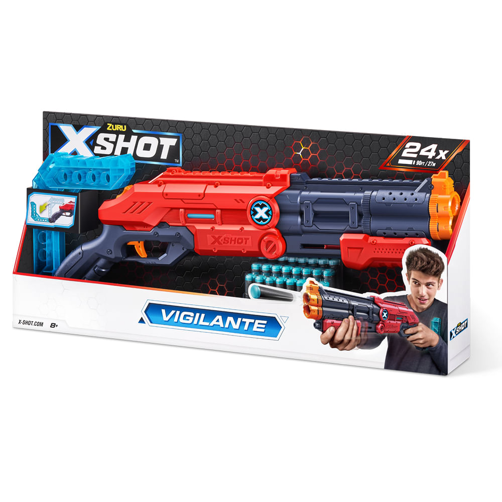 Lançador de Dardos X-Shot Red - Vigilante - Imagem 5