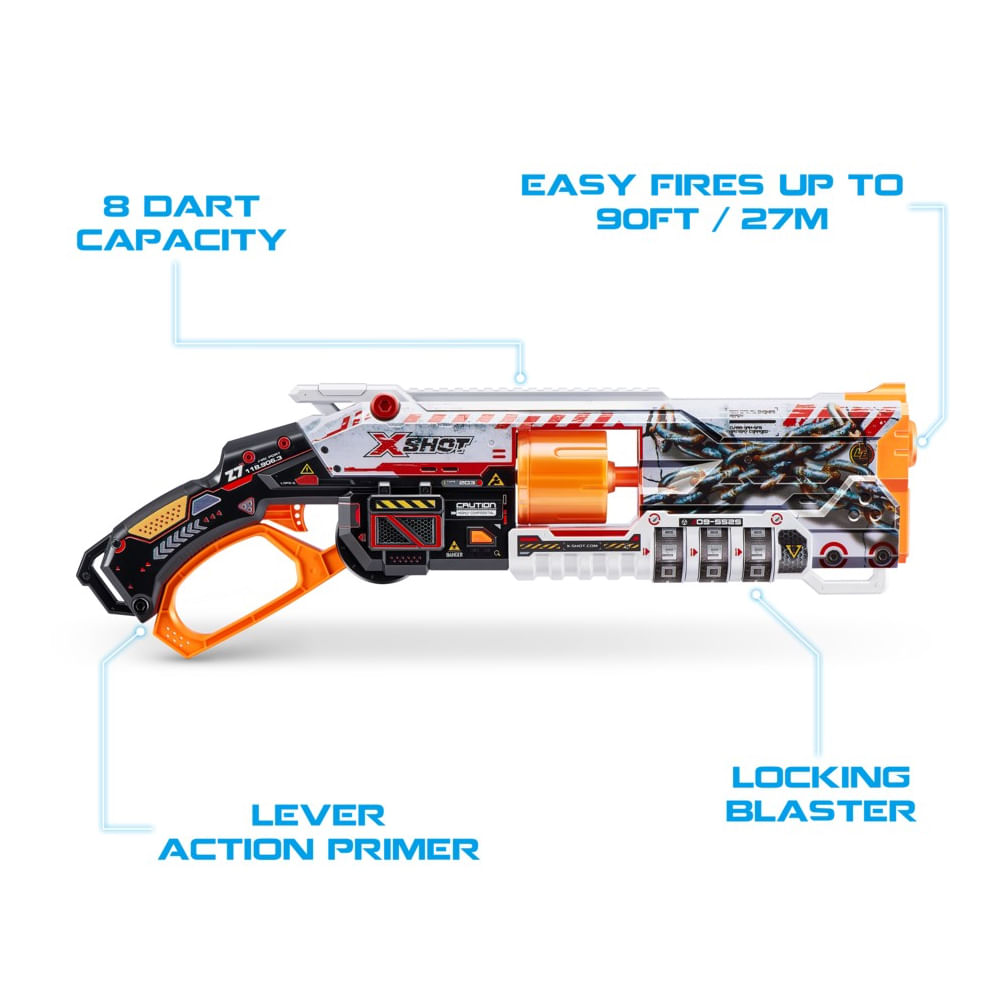 Lançador de Dardos X-Shot Skins - Lockable Blaster - Imagem 3