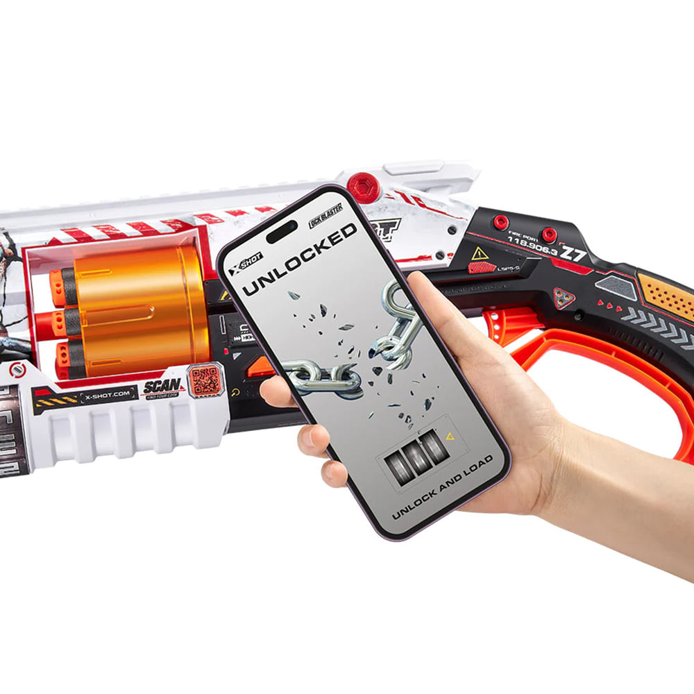 Lançador de Dardos X-Shot Skins - Lockable Blaster - Imagem 5