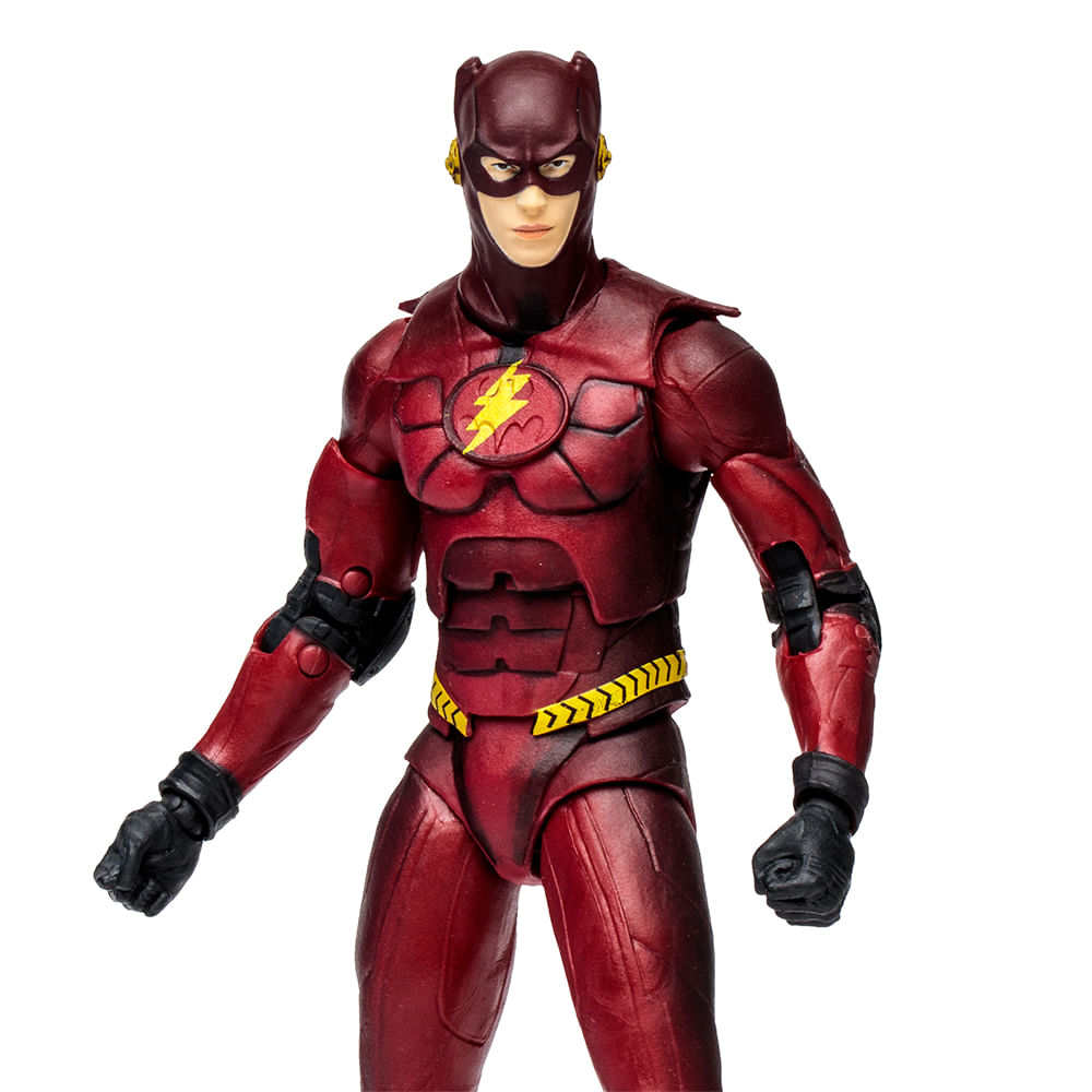 Boneco Action Figure McFarlane 7” Filme Flash - Flash Traje do Batman - Imagem 7