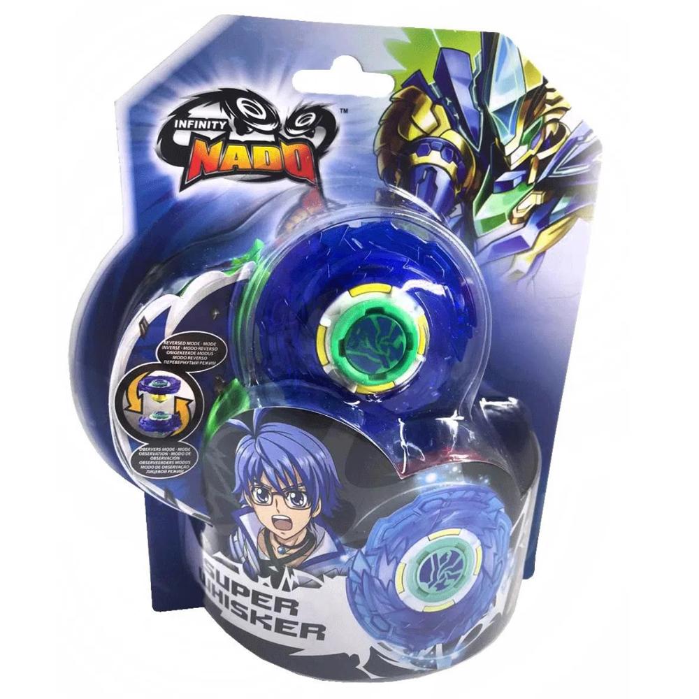 Pião de Batalha Infinity Nado - PlastIc Series - Azul - Imagem 2