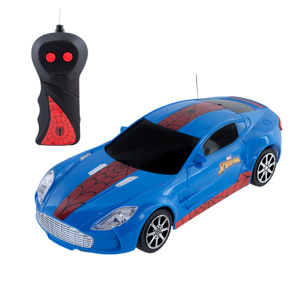 Carrinho de Controle Remoto Homem-Aranha Web Storm - Faixa Vermelha