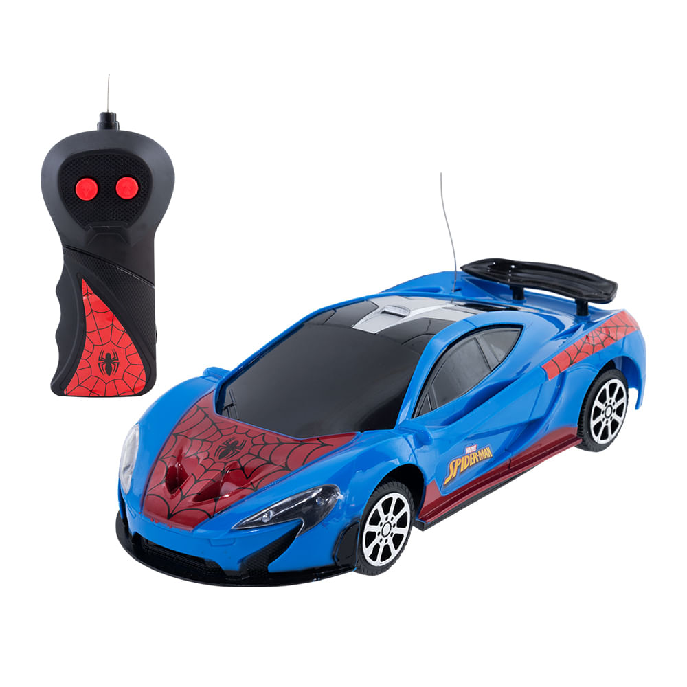 Carrinho de Controle Remoto Homem-Aranha Web Storm - Esportivo