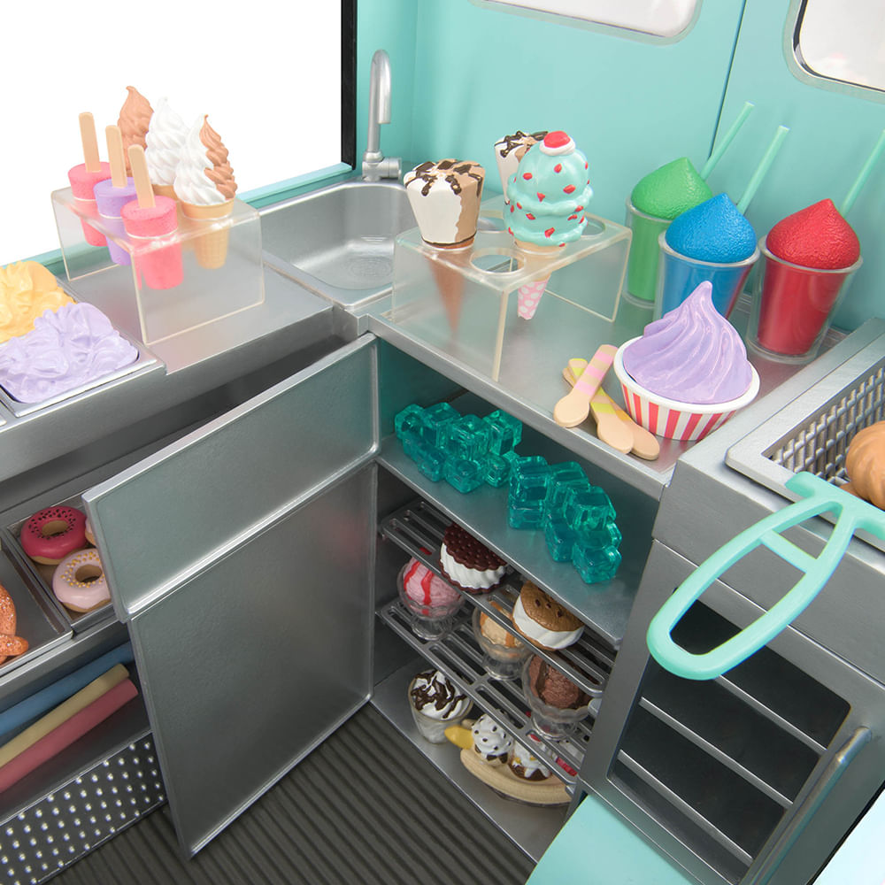 Caminhão de Sorvete Azul - Our Generation - Imagem 2