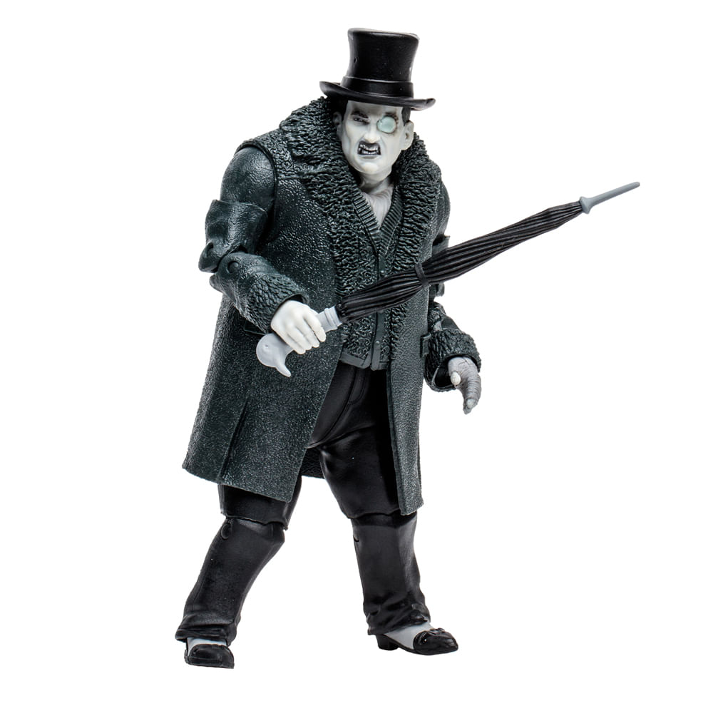 Boneco Action Figure McFarlane 7” Arkham City Pinguim