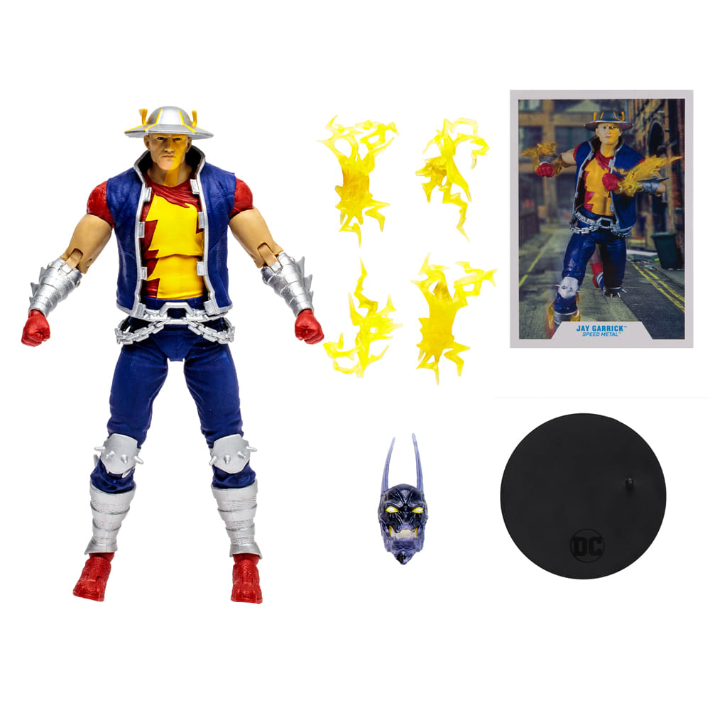 Boneco Action Figure McFarlane 7” Flash Jay Garrick - Imagem 8