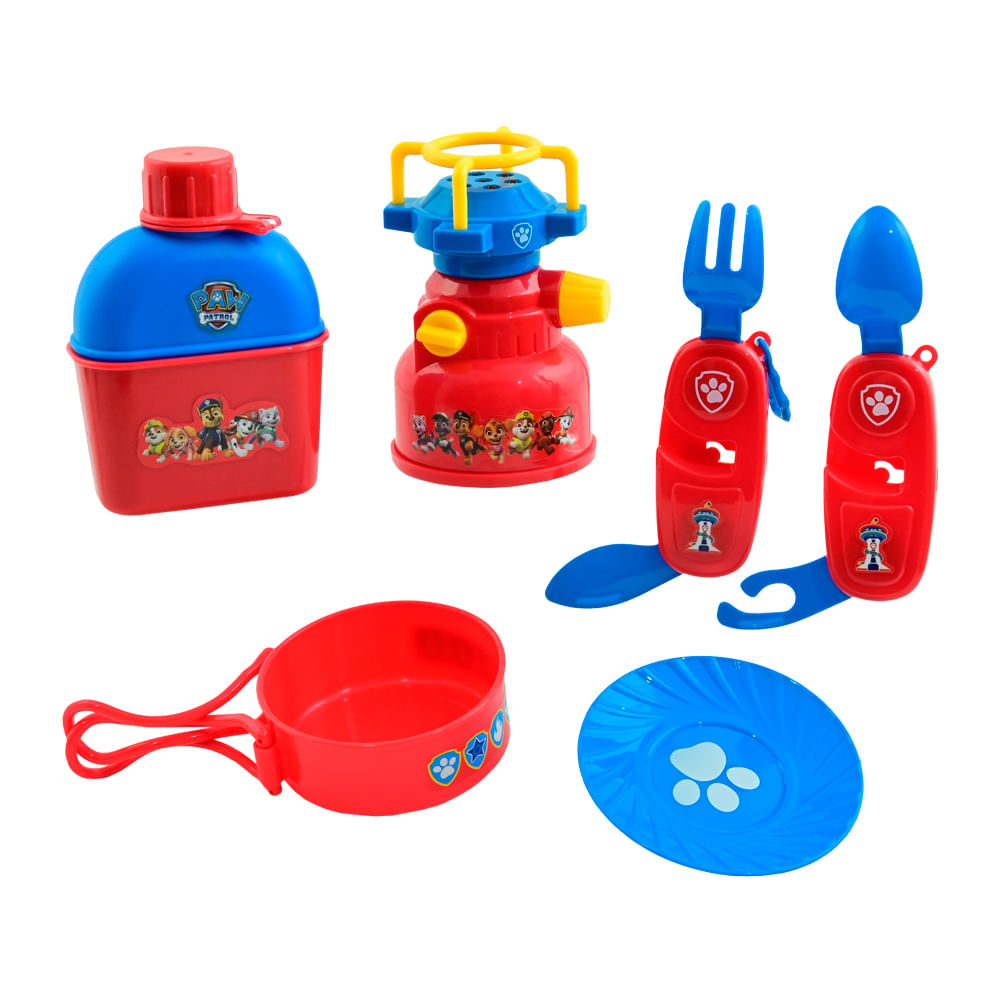 Patrulha Canina - Camping - Kit com Fogareiro e Cantil