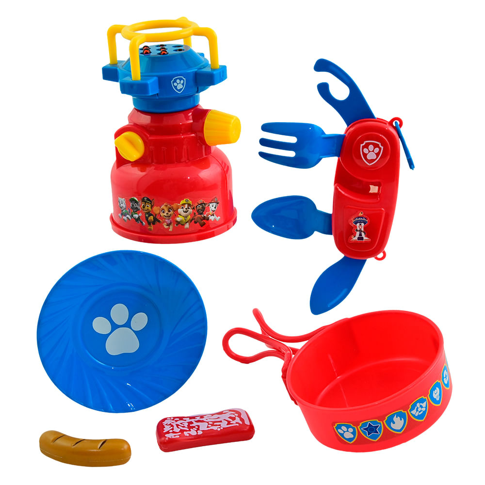 Patrulha Canina - Camping - Kit com Fogareiro