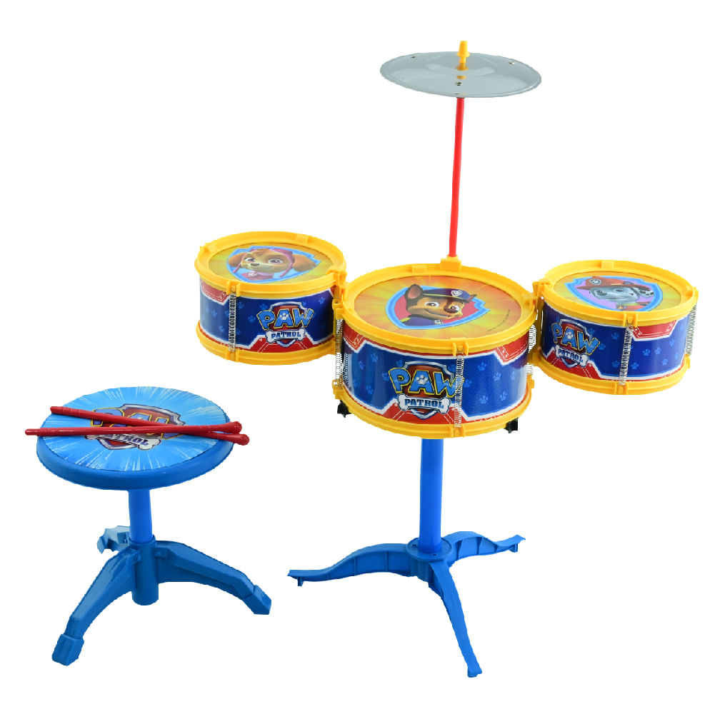 Instrumento Musical Infantil Patrulha Canina - Bateria Pequena - Imagem 5