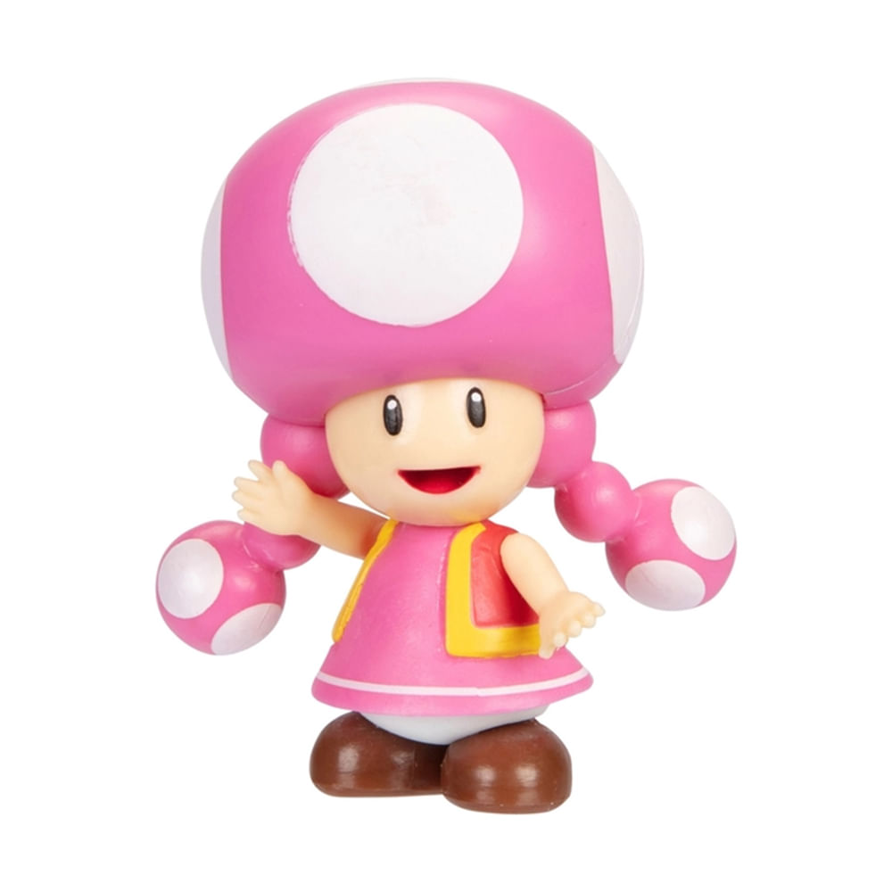 Boneco Colecionável 6cm Super Mario - Toadette - Imagem 2