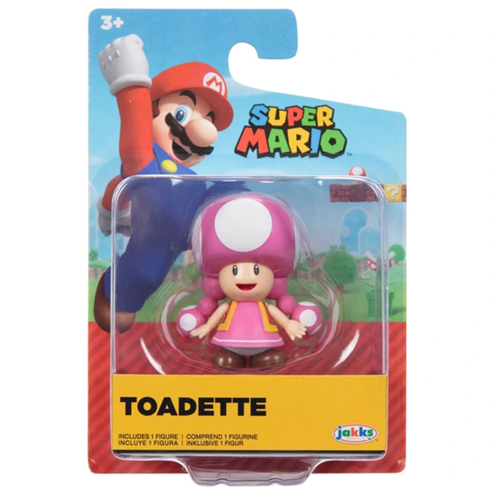 Boneco Colecionável 6cm Super Mario - Toadette - Imagem 6