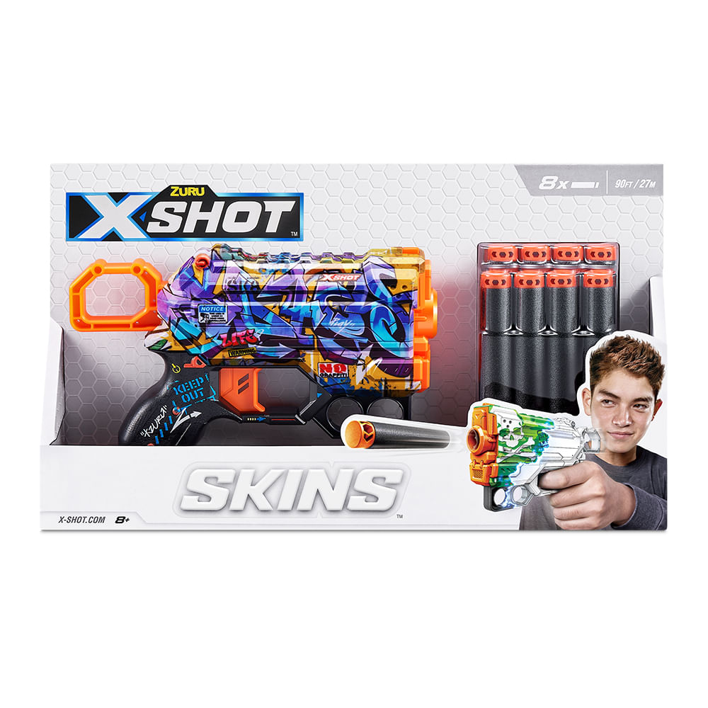 Lançador de Dardos X-Shot Skins Menace - Spray Tag - Imagem 6