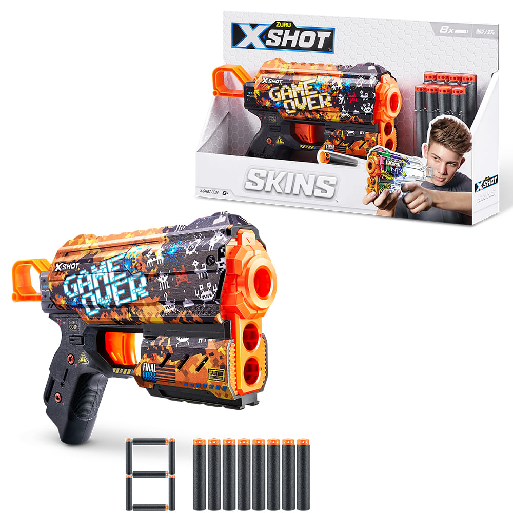 Lançador de Dardos X-Shot Skins Flux - Game Over - Imagem 4