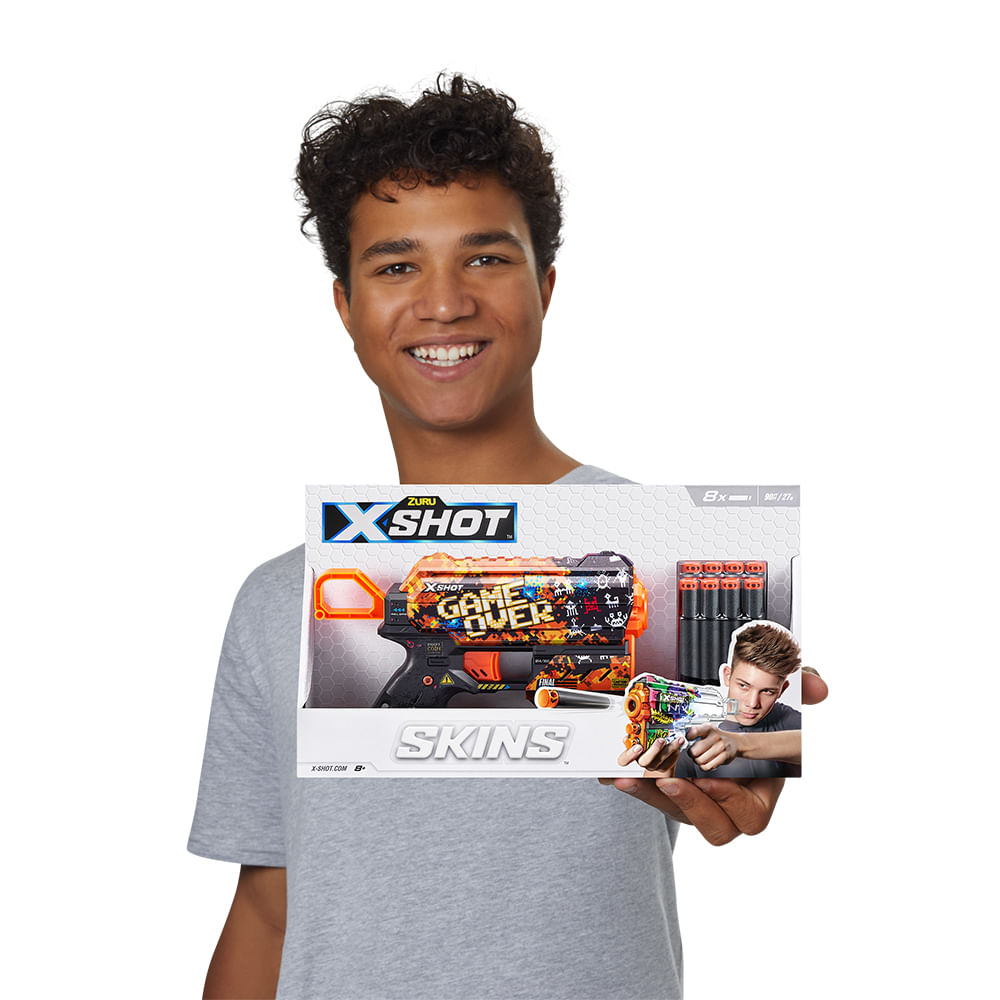 Lançador de Dardos X-Shot Skins Flux - Game Over - Imagem 6