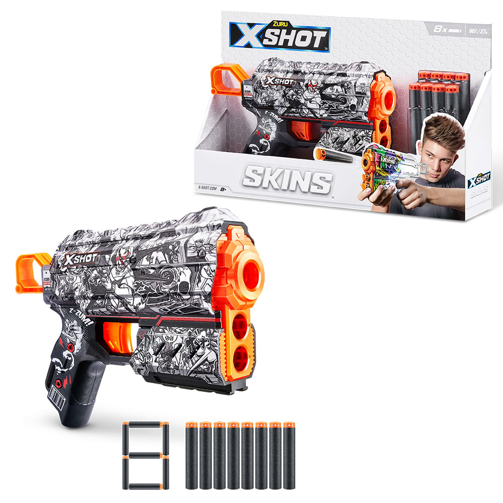 Lançador de Dardos X-Shot Skins Flux - Illustrate - Imagem 6