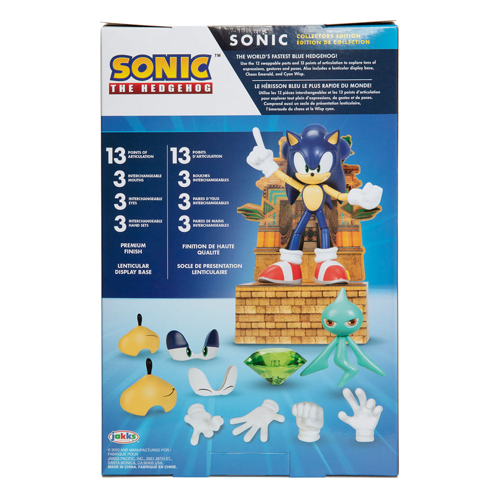 Boneco Sonic 15cm - Modern Collector Edition - Imagem 7